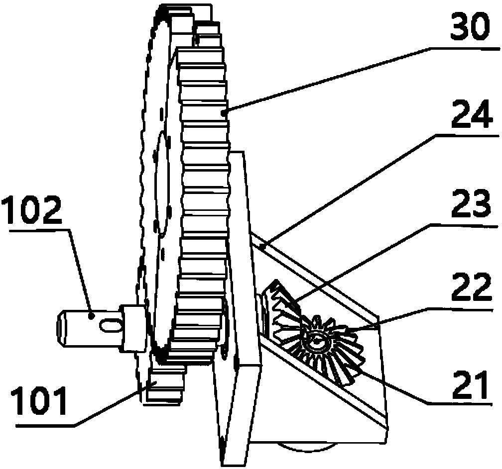 Intermediate high-voltage wire stripping device based on dual driving of electric driving and hand-operated driving