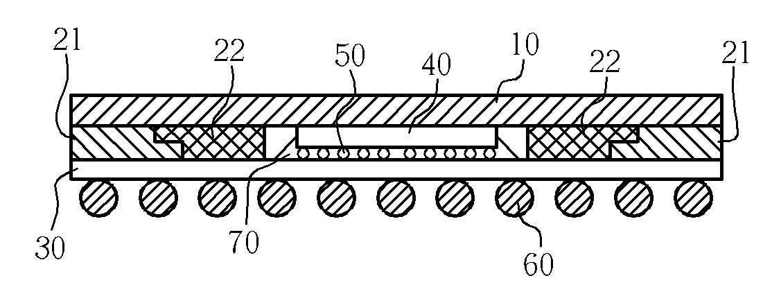 Flip-chip package structure with stiffener