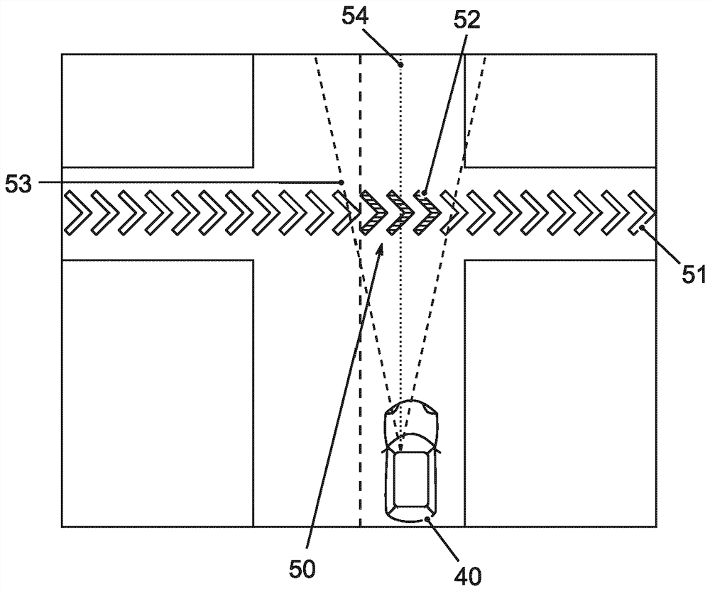 Generation of display of augmented reality head-up display for motor vehicle