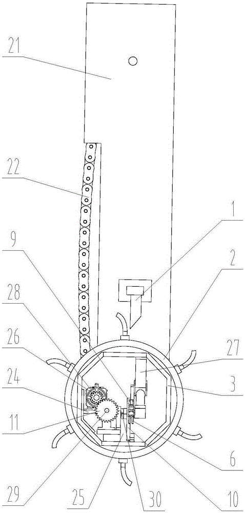 Lateral retractable intertillage weeding unit