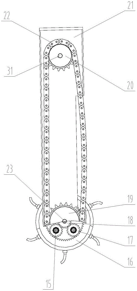 Lateral retractable intertillage weeding unit