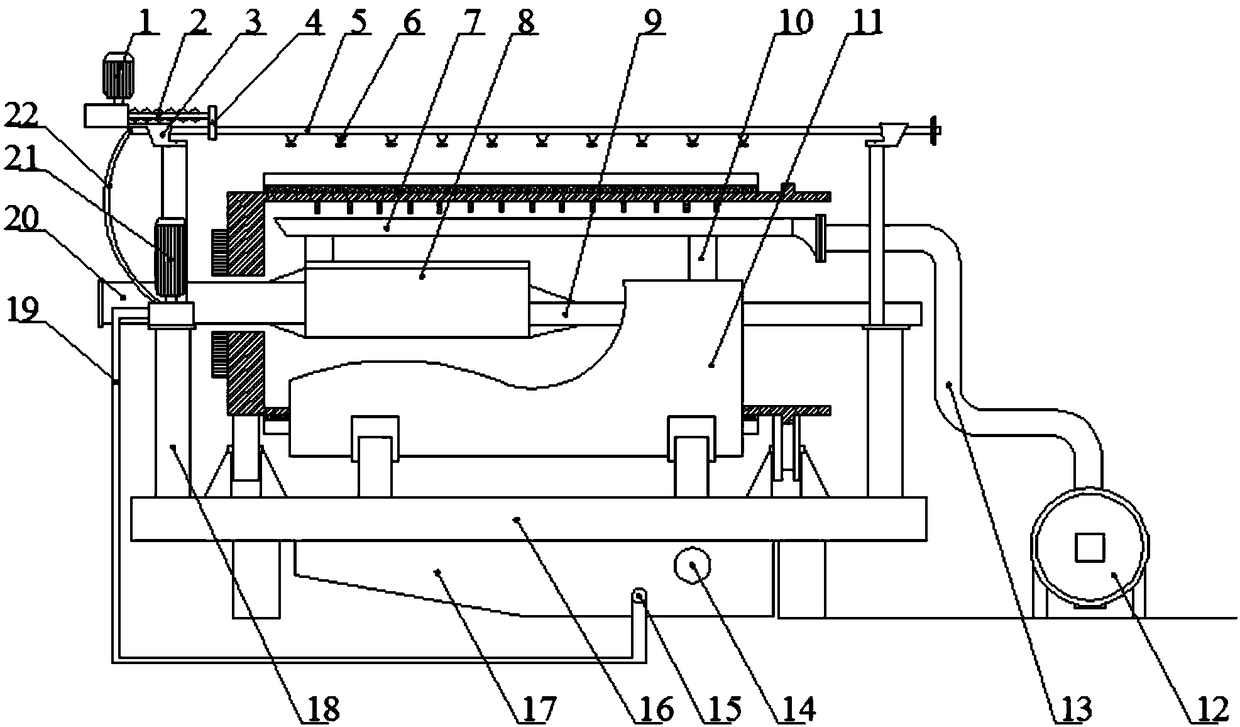 Multistage algal water filtering apparatus capable of realizing suspension type algae suction