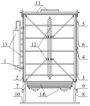 Multifunctional intelligent power distribution cabinet convenient to disassemble and assemble