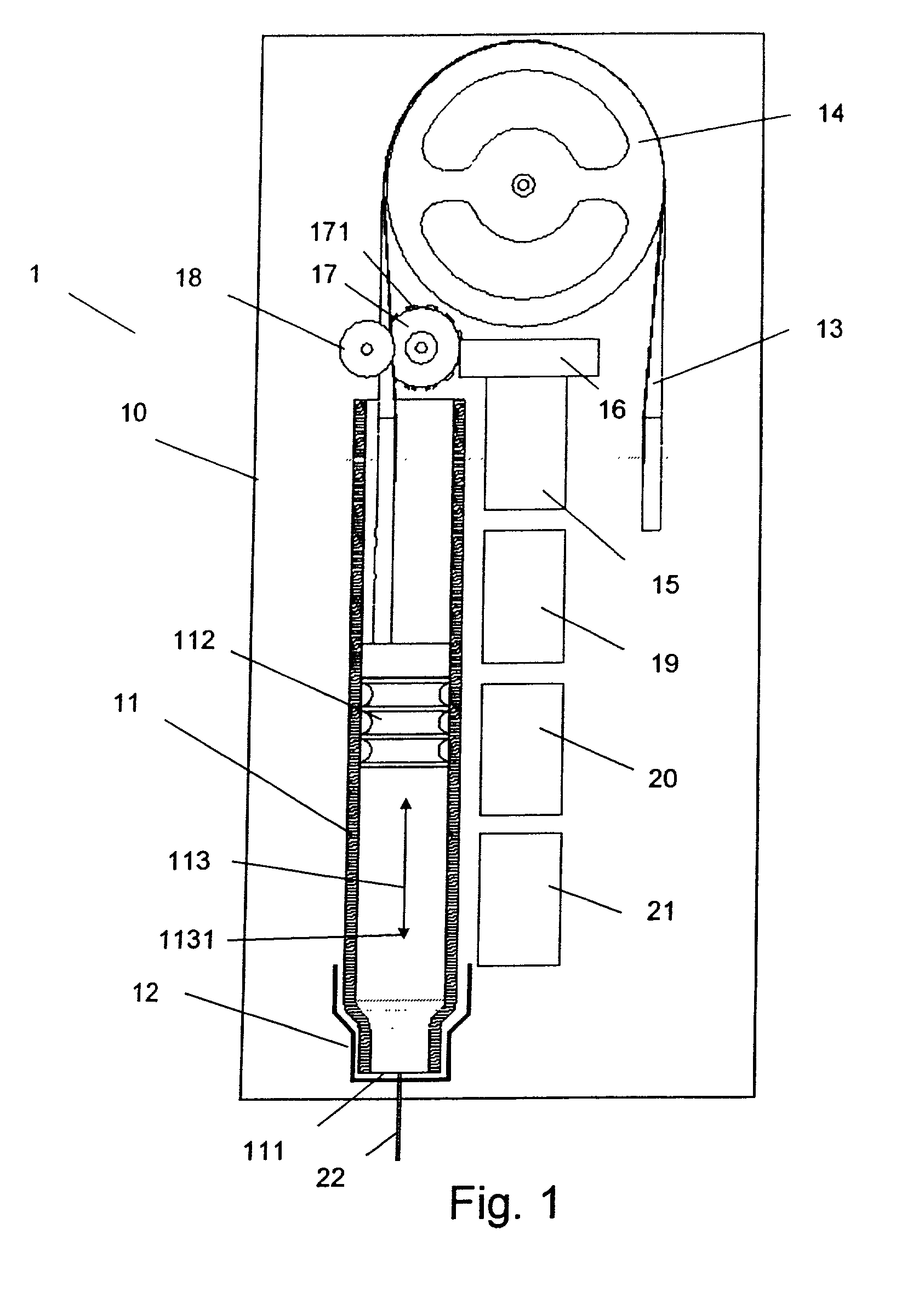 Medication delivery device with bended piston rod