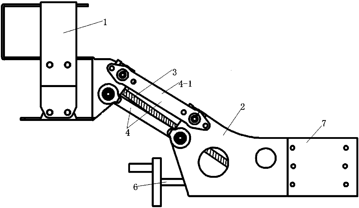 Agricultural machinery steering wheel automatic steering device