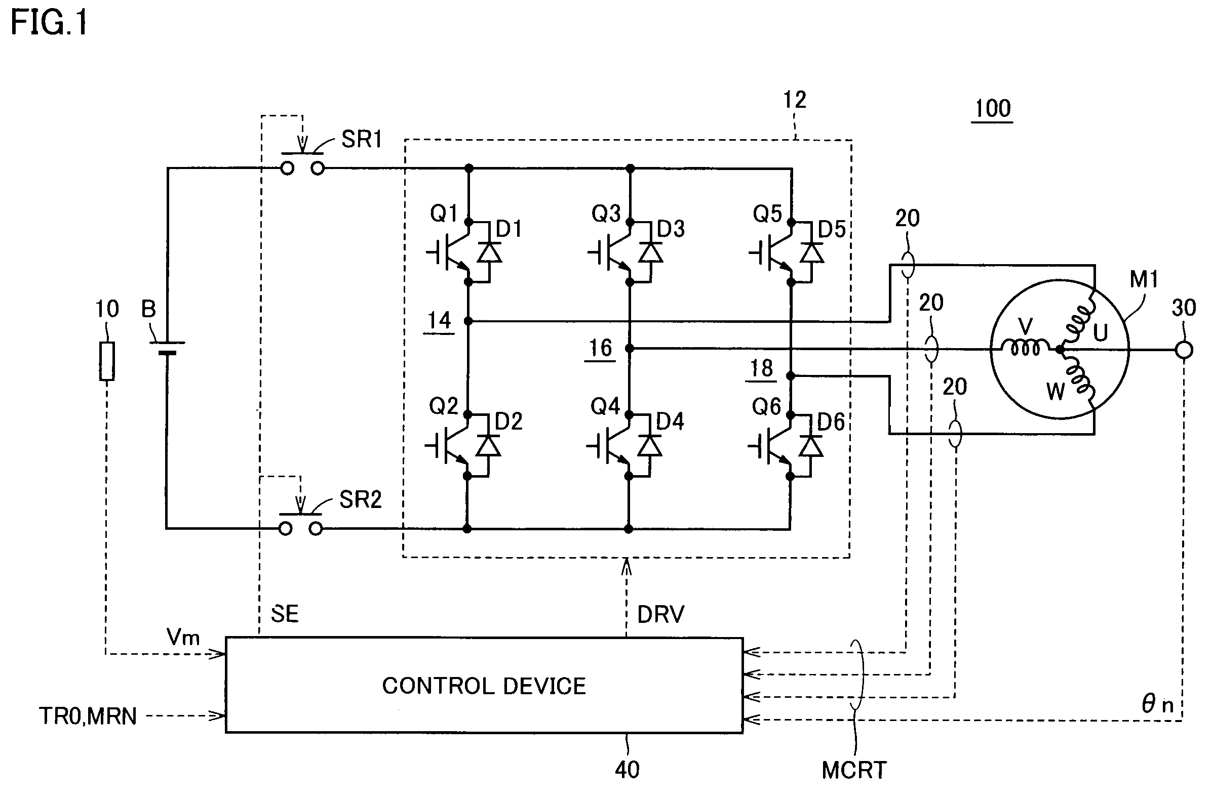 Motor drive apparatus having oscillation-reducing control function for output torque