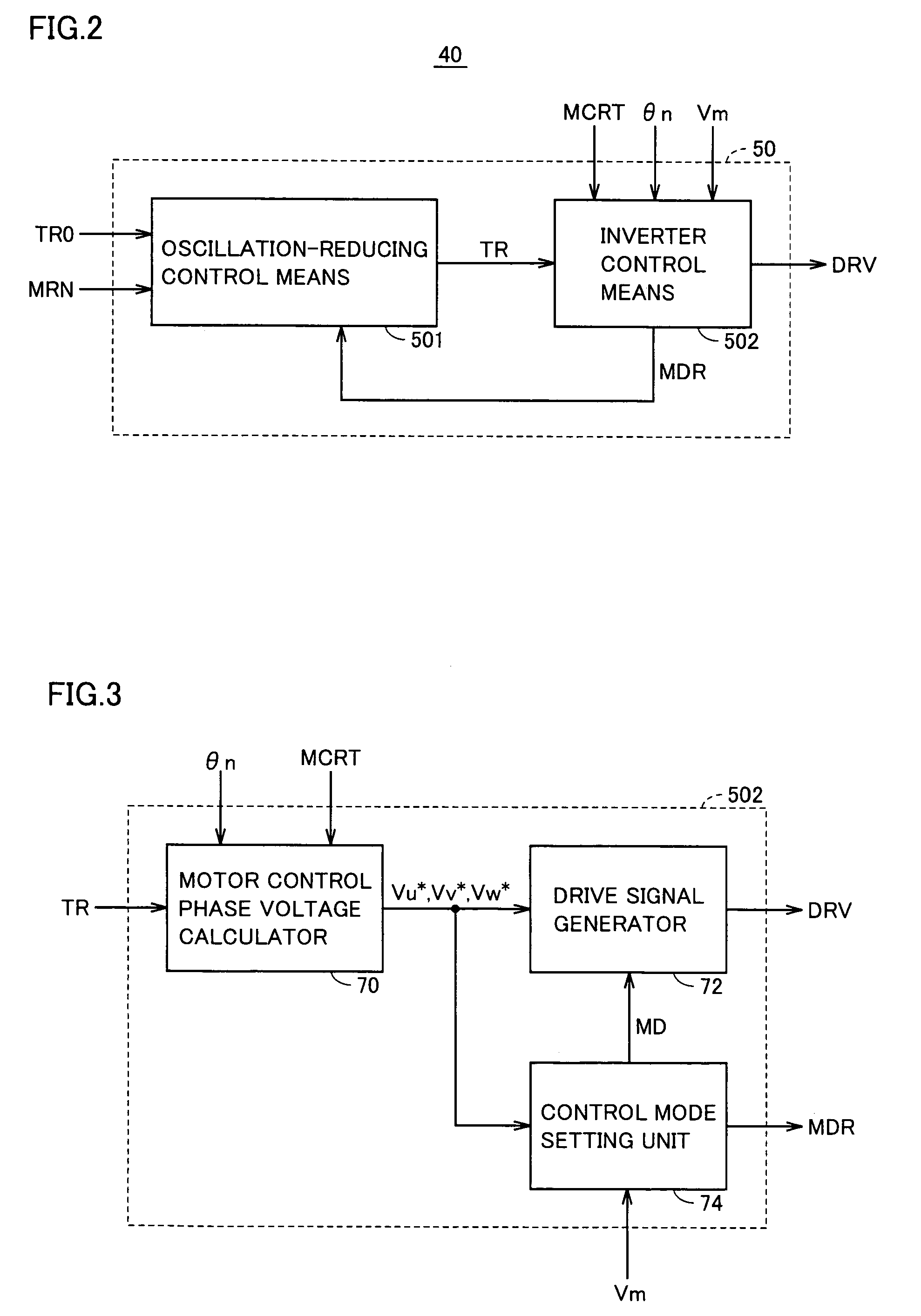 Motor drive apparatus having oscillation-reducing control function for output torque