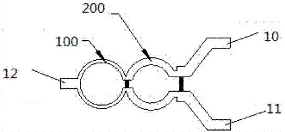 Broadband high-power low-loss circular power allocation synthesizer