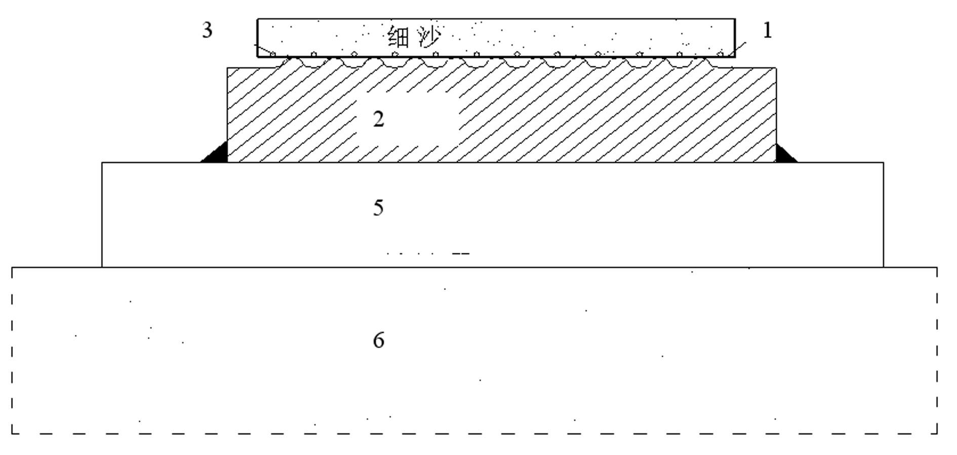 Explosive forming method of arc-wave titanium anode plate