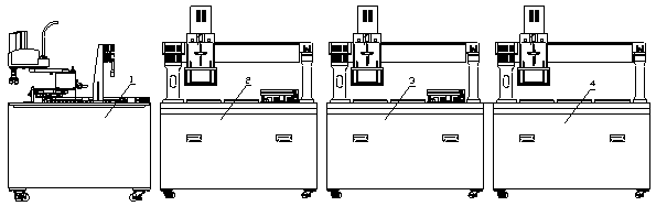 Semiconductor device assembly method and production line thereof