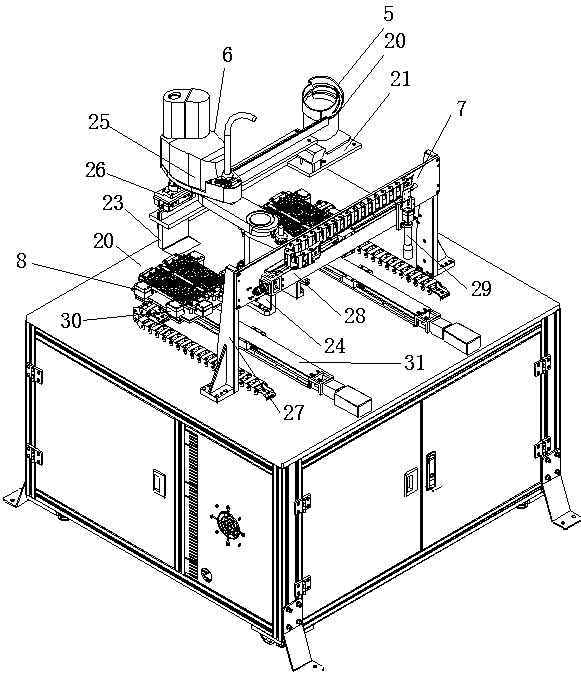 Semiconductor device assembly method and production line thereof