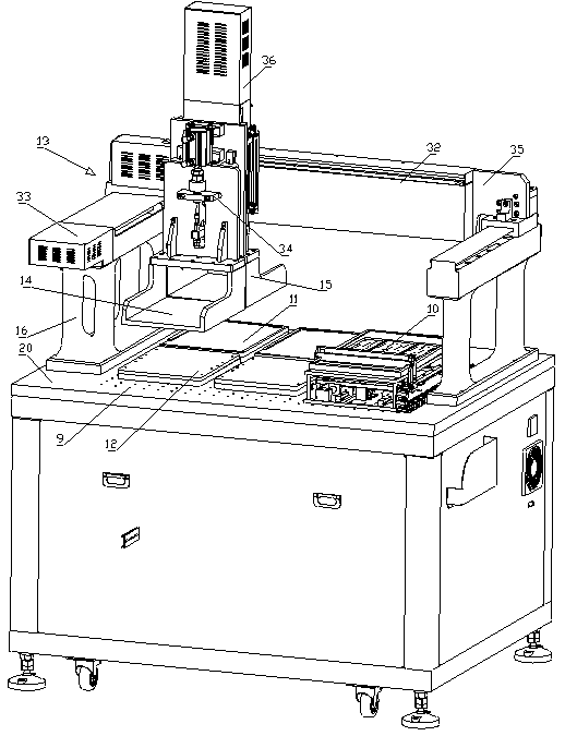 Semiconductor device assembly method and production line thereof