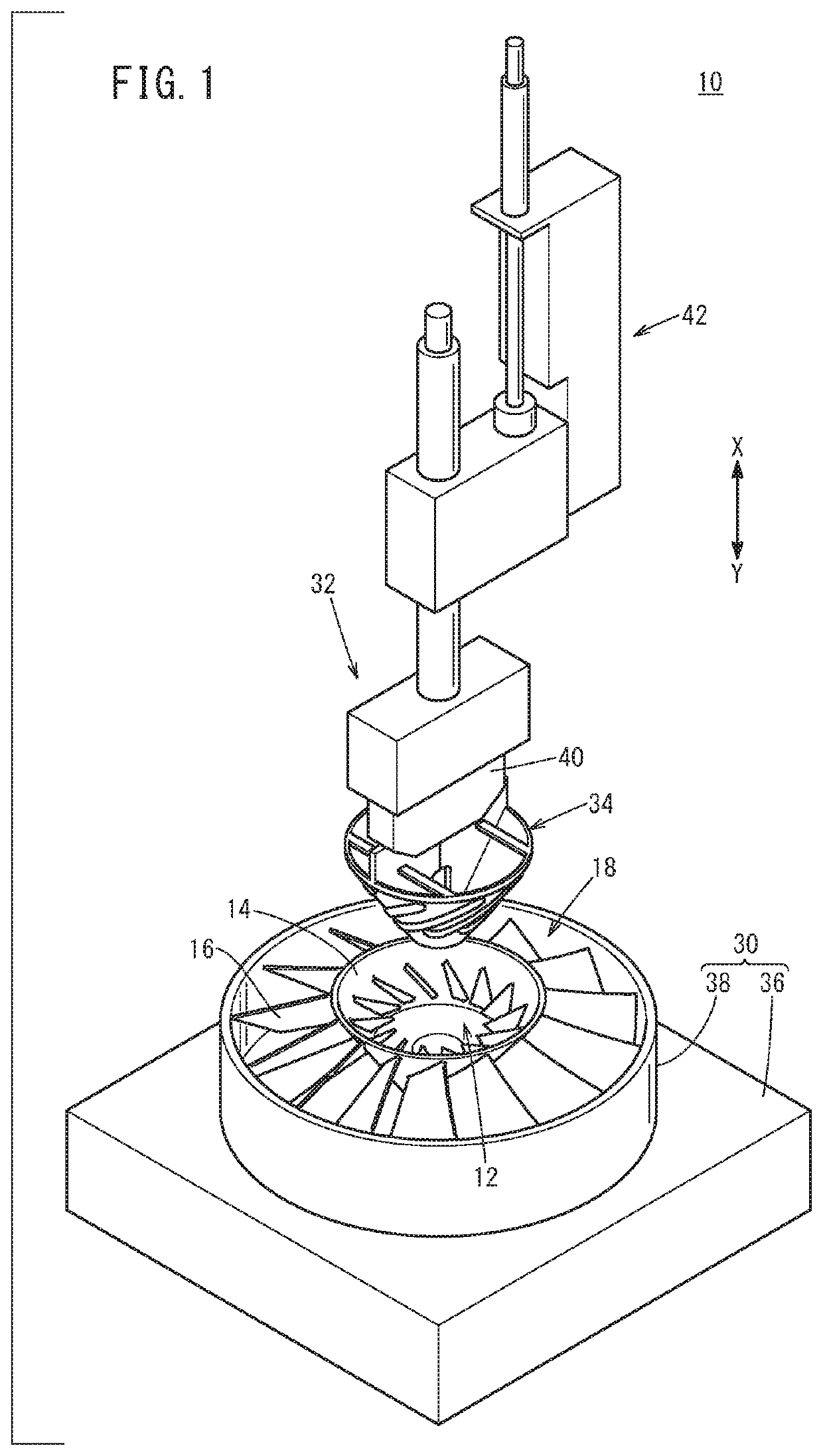 Heat-caulking device