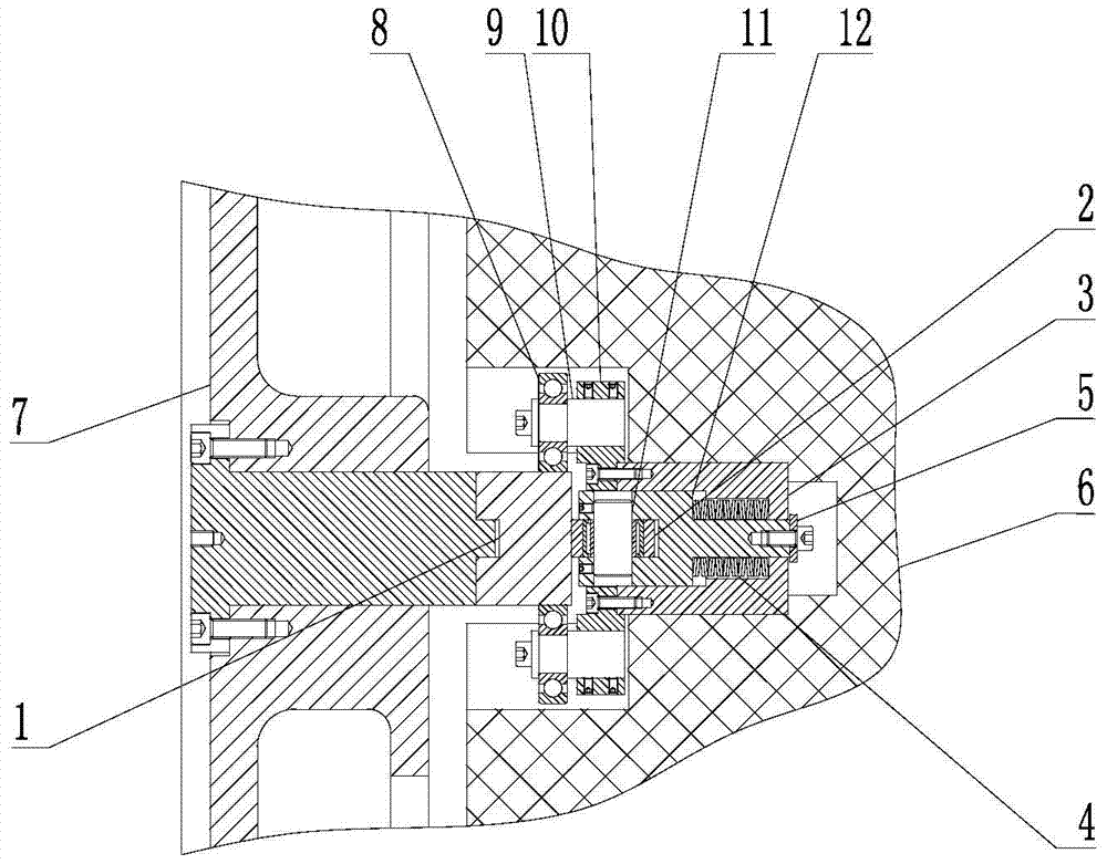 Guide device for counterweight hammer of machine tool spindle box