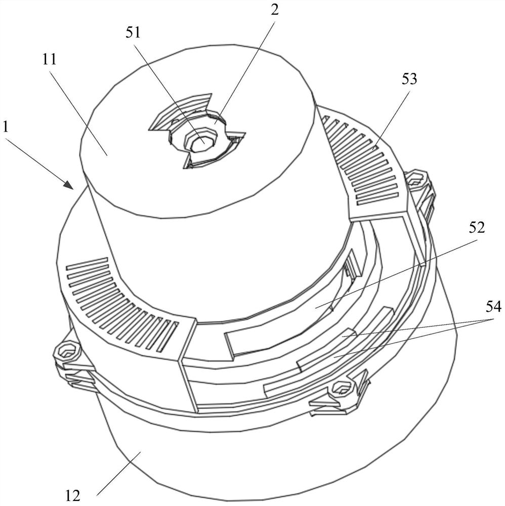 Motor assembly and cleaning equipment