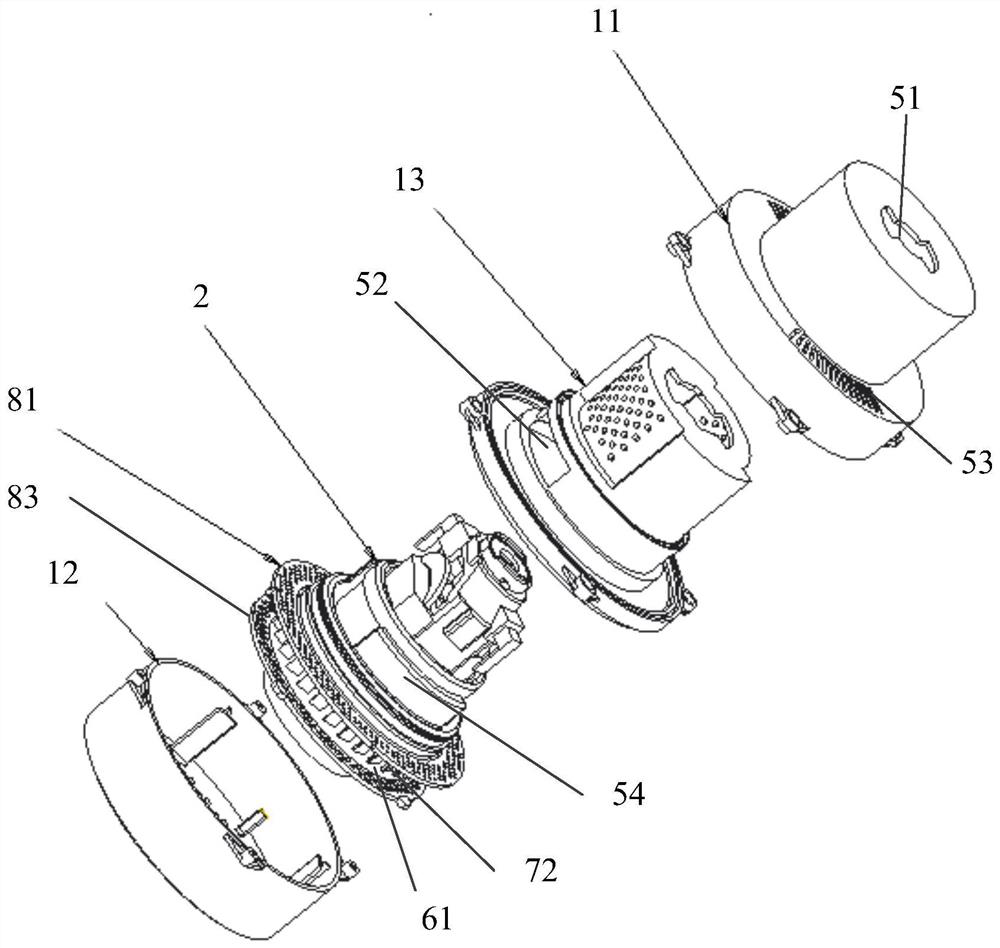 Motor assembly and cleaning equipment