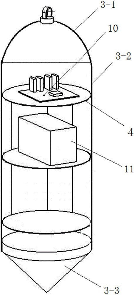 Multilayer water sample continuous and automatic acquisition type deepwater sampling device