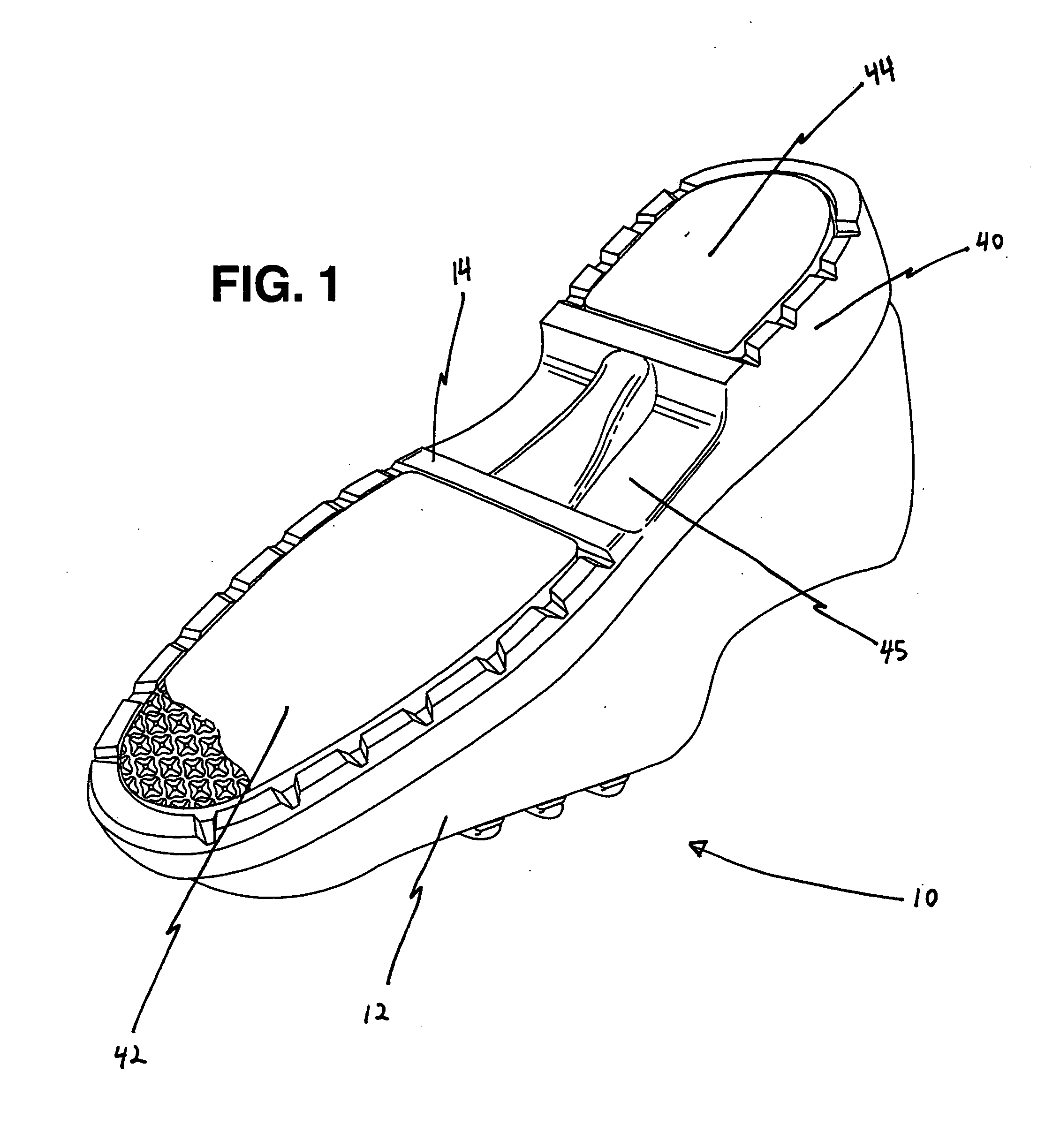 Footwear with improved sole, improved sole and method for manufacturing