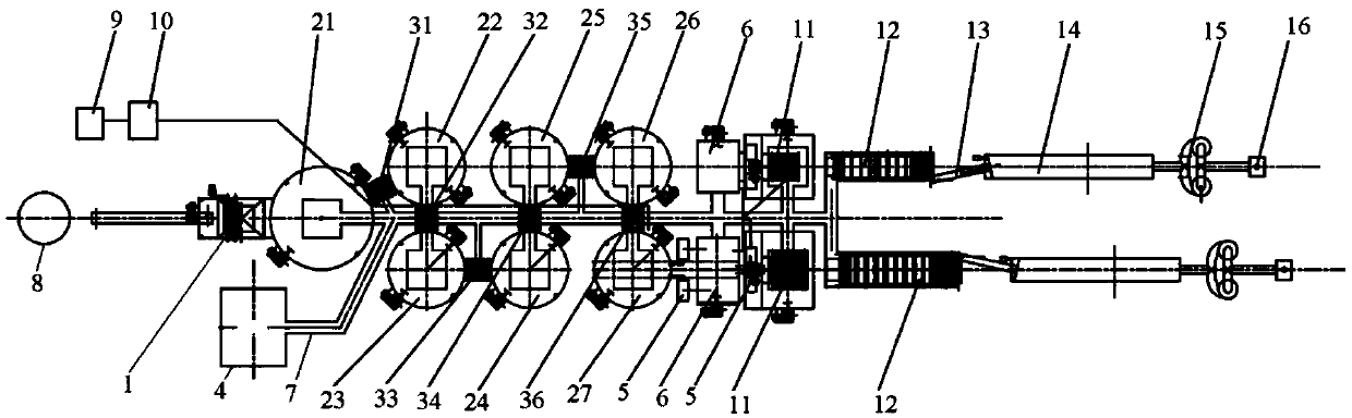 Mineral composite fiber wet slag removal device