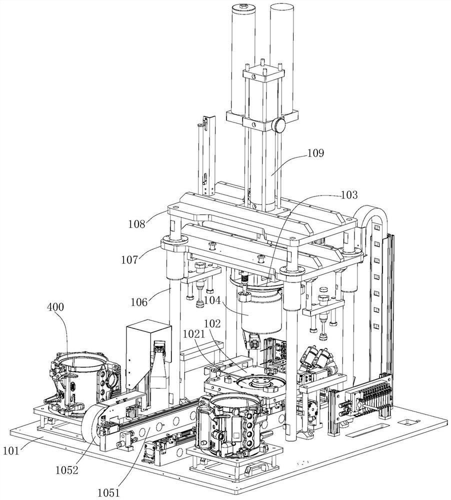 Motor sealing performance testing device and testing method