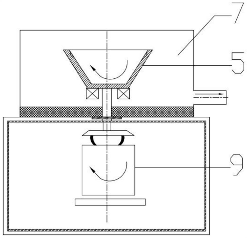 Apparatus and method for producing scaly material from mineral melt