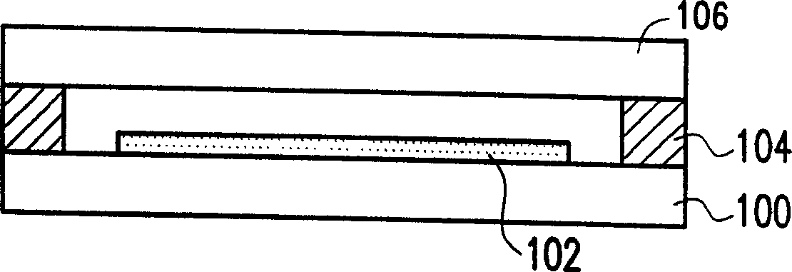 Packaging structure of organic electroluminescent cell and making process thereof