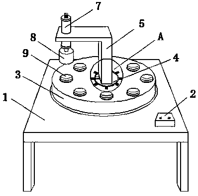 Automatic walnut opening machine