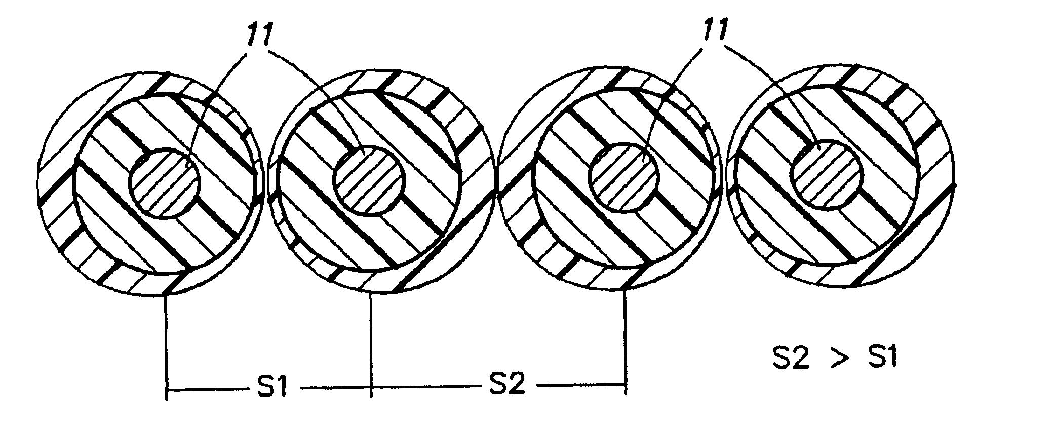 Twisted pair cable with dual layer insulation having improved transmission characteristics