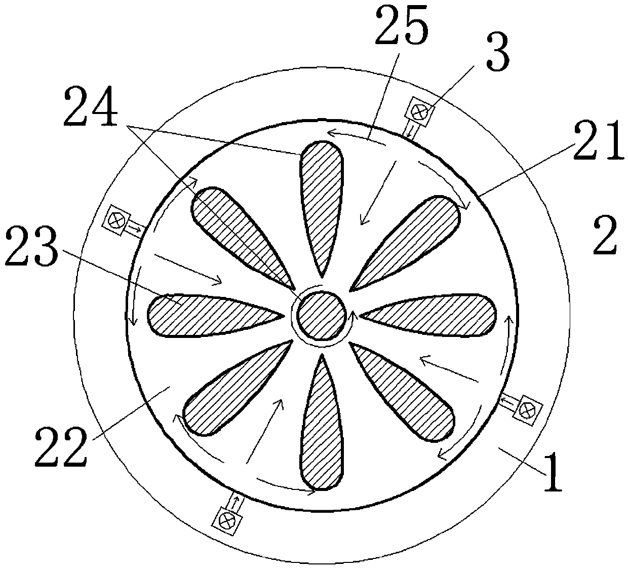 Water-saving natural ventilation cooling tower and cooling method thereof