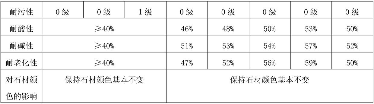 Protection treatment method of stone surfaces