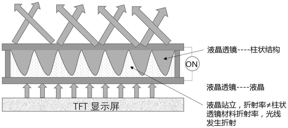 Alignment liquid crystal material and application thereof