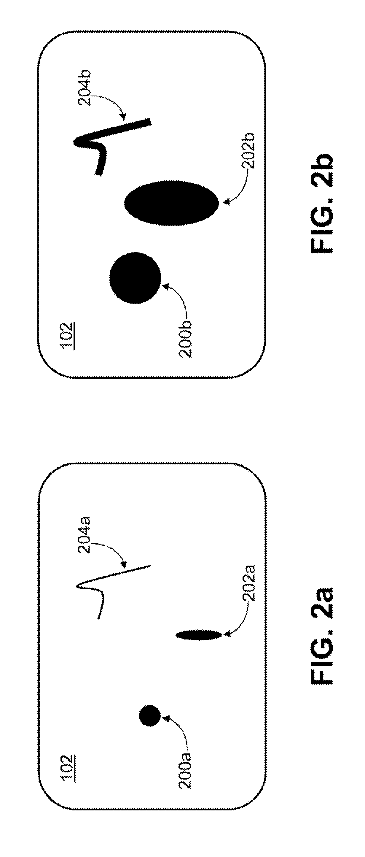 Using pressure differences with a touch-sensitive display screen