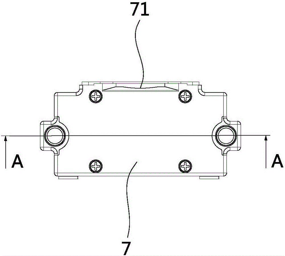 Dust collecting device for electric tool