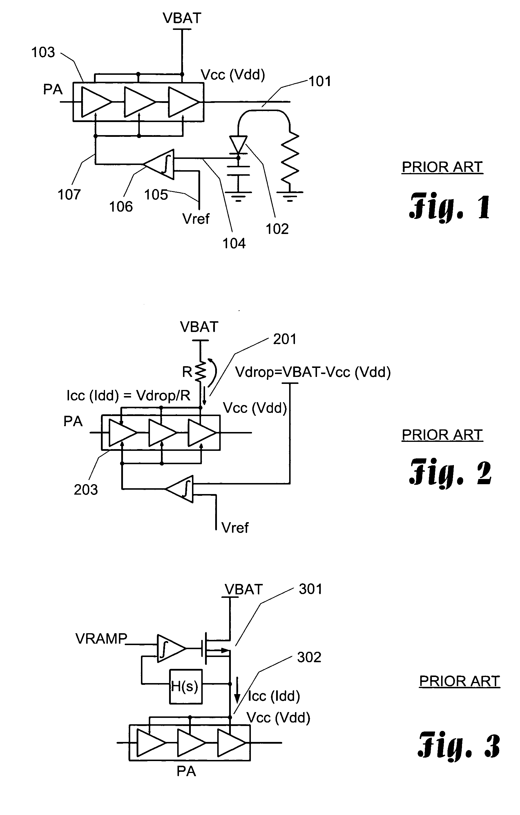 Method to control the supply power being provided to a power amplifier