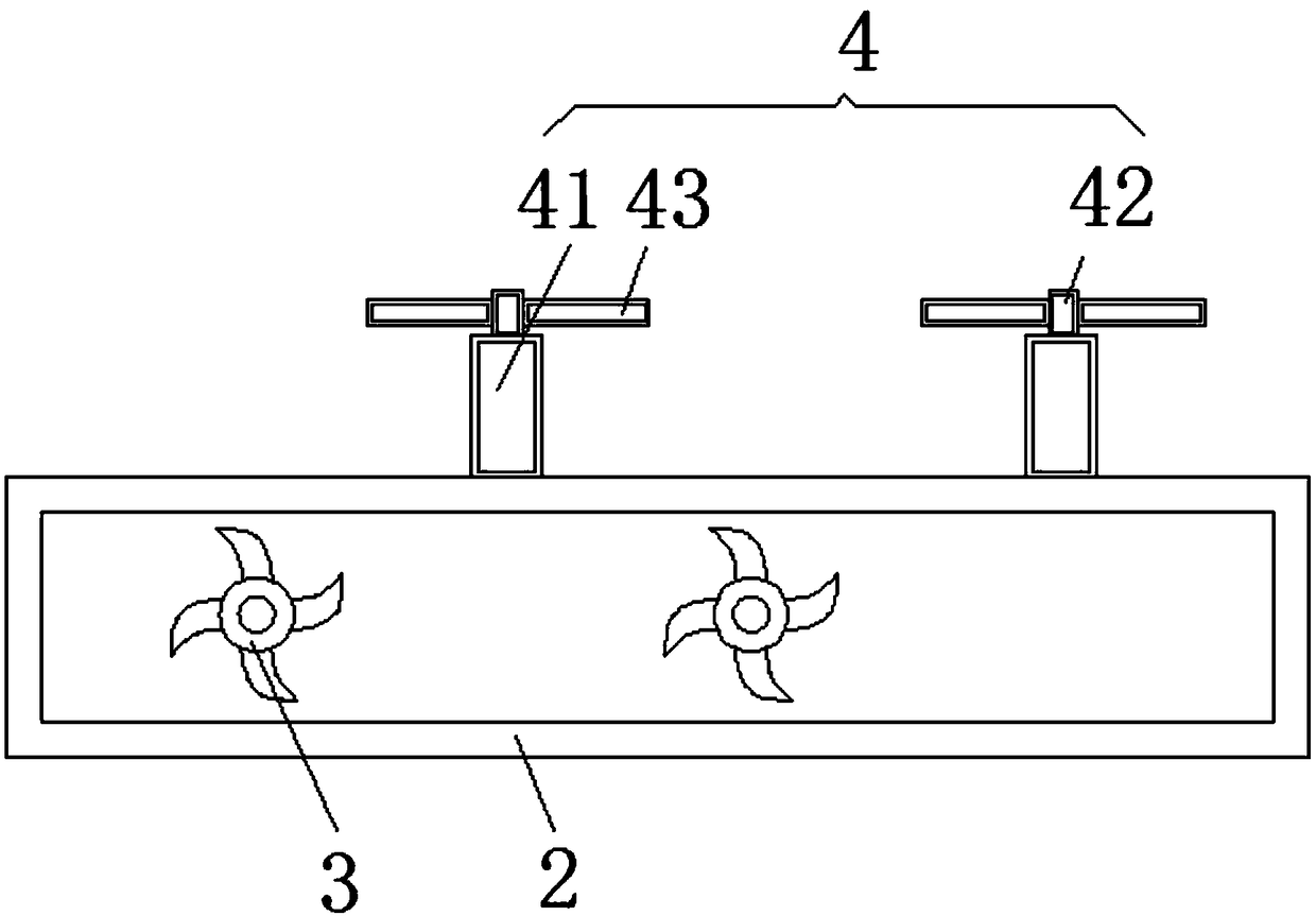 Offshore tidal wind power generation device and power generation method