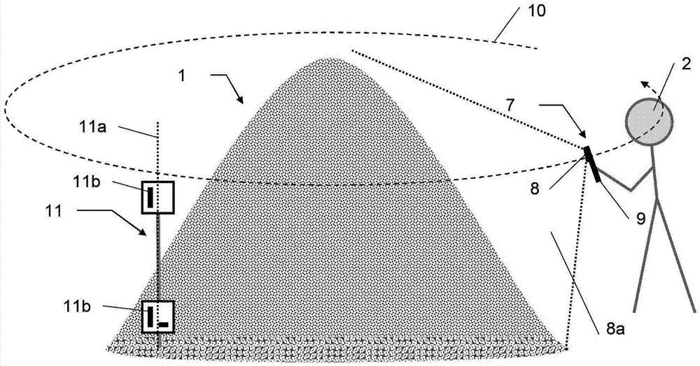 Method and system for volume determination using a structure from motion algorithm