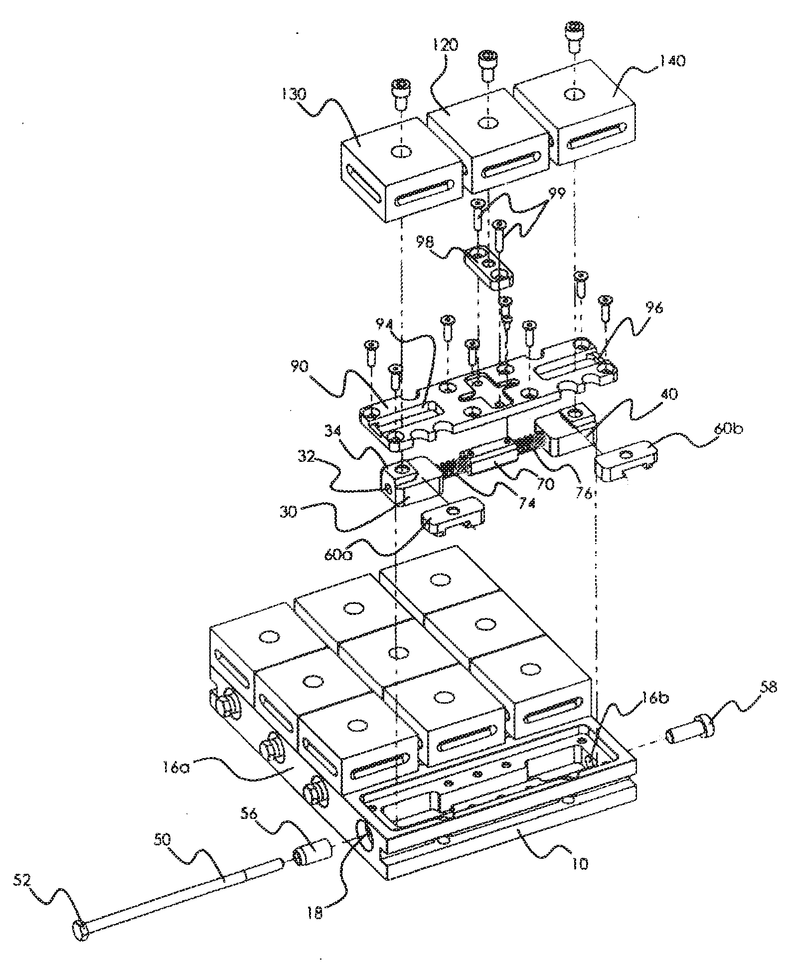 High-density fixture vise