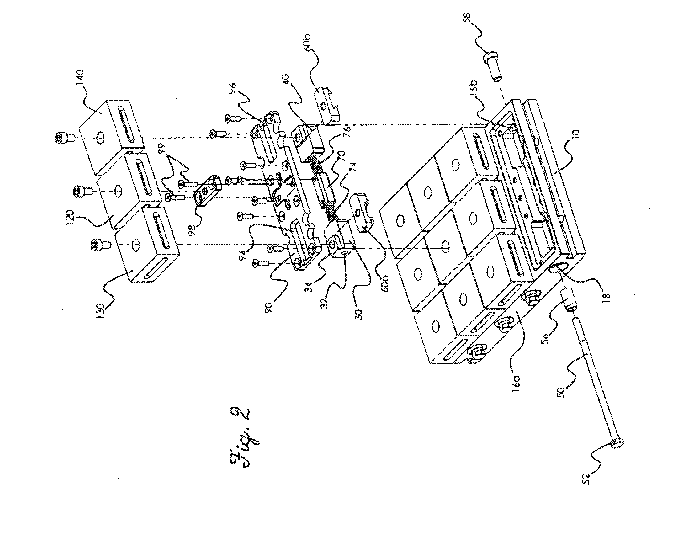 High-density fixture vise