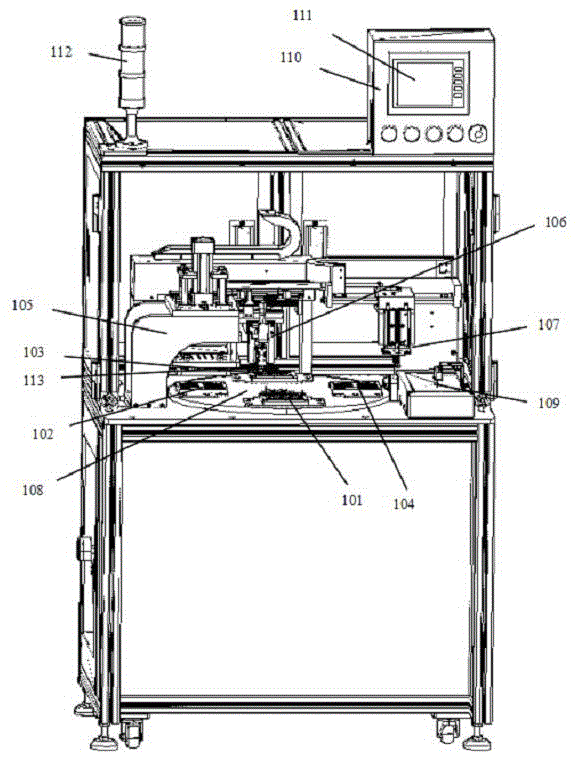 Automatic testing machine and testing method for electronic detonator