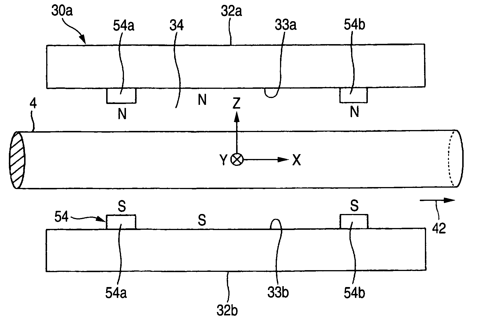 Deflecting electromagnet and ion beam irradiating apparatus