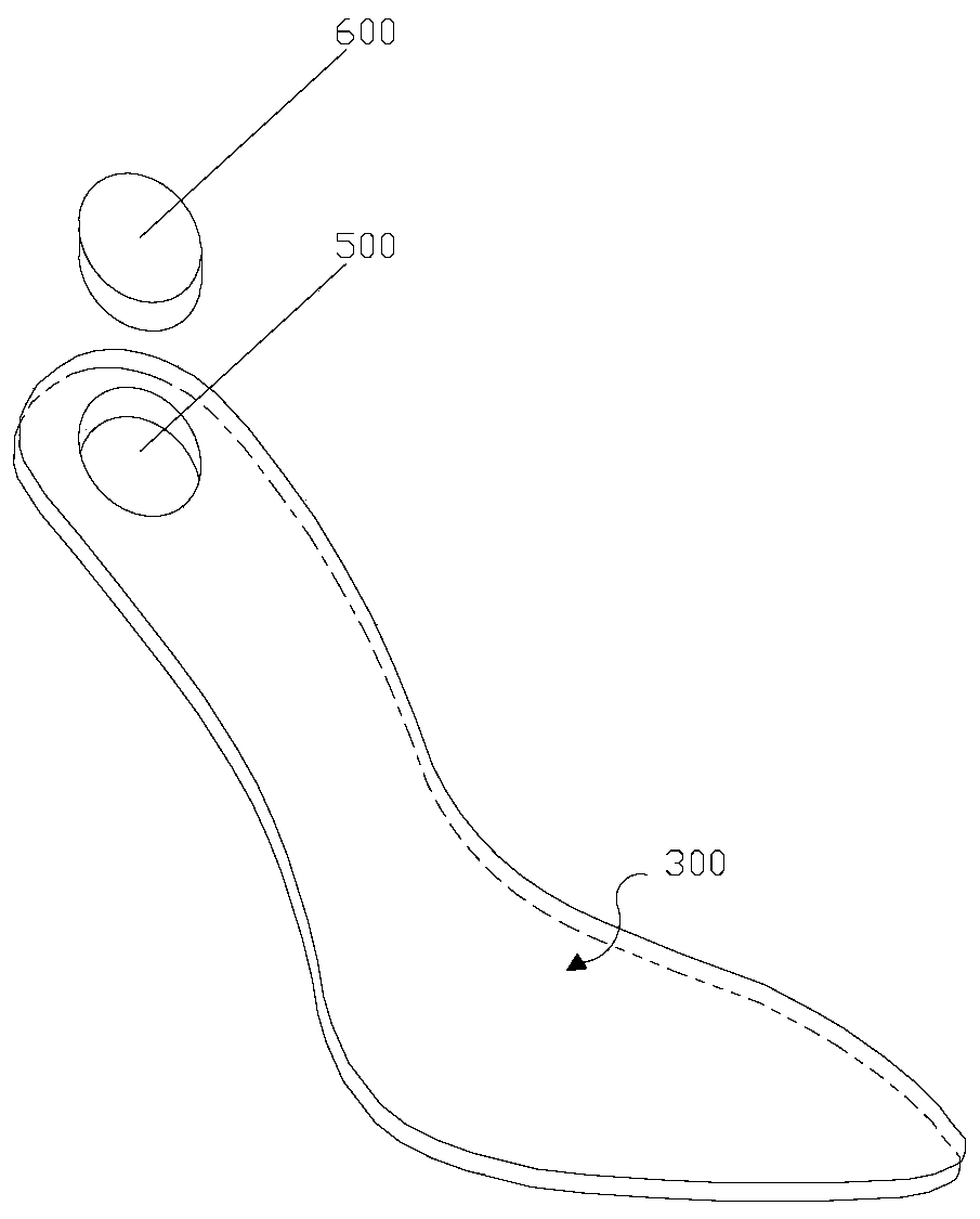 Female heel shoes capable of relieving foot pressure and preparation method thereof