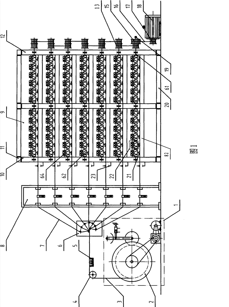 Coating sheet yarn winder