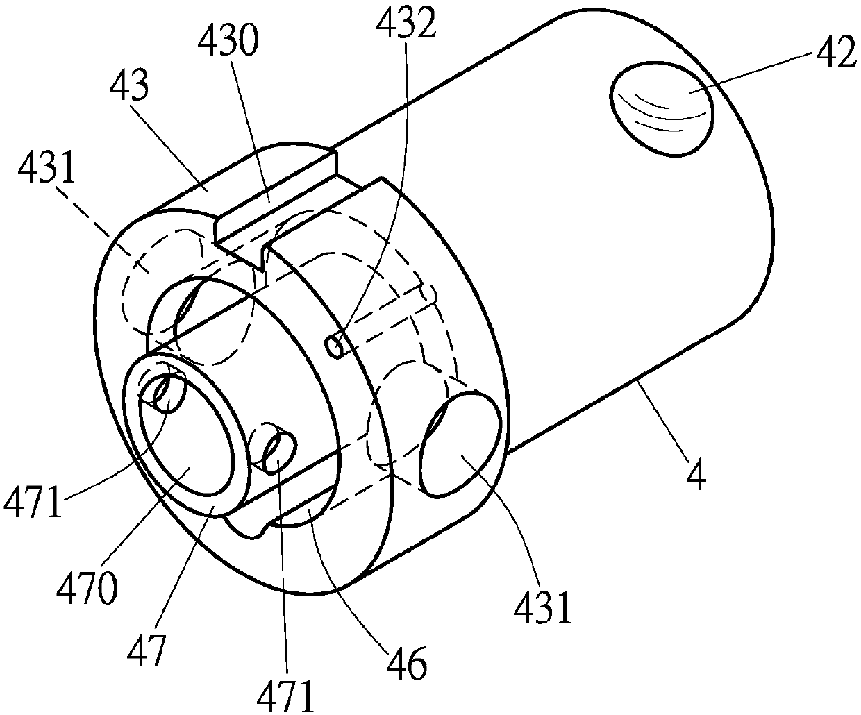 Disc brake lock structure