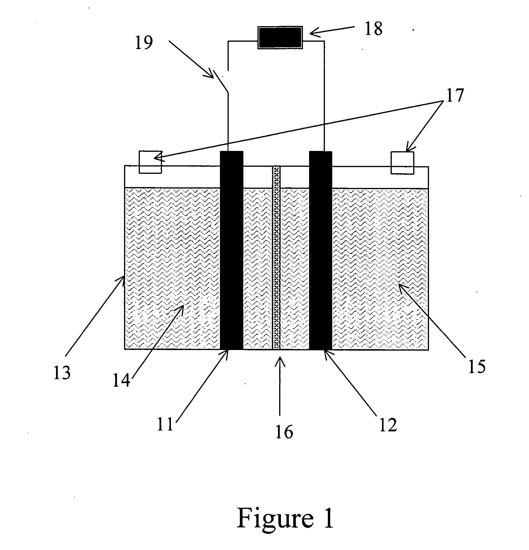 Battery system with in-situ and on-time continuous regeneration of the electrodes