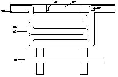 Water cycle temperature control bus stop