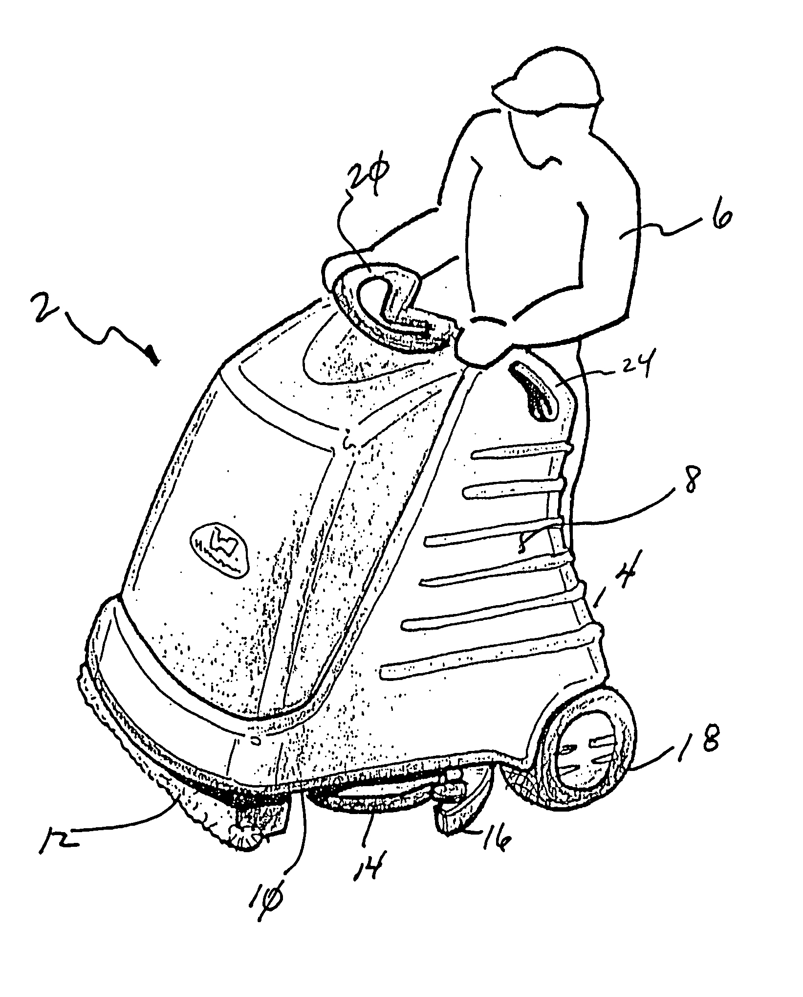 Apparatus for floor cleaning and treatment