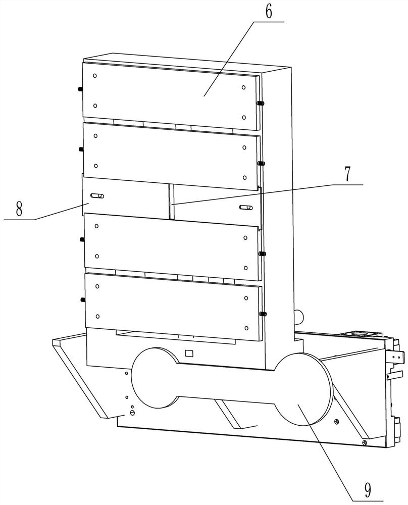 Thermodynamic coupling test device for simulating high-temperature service environment of aero-engine