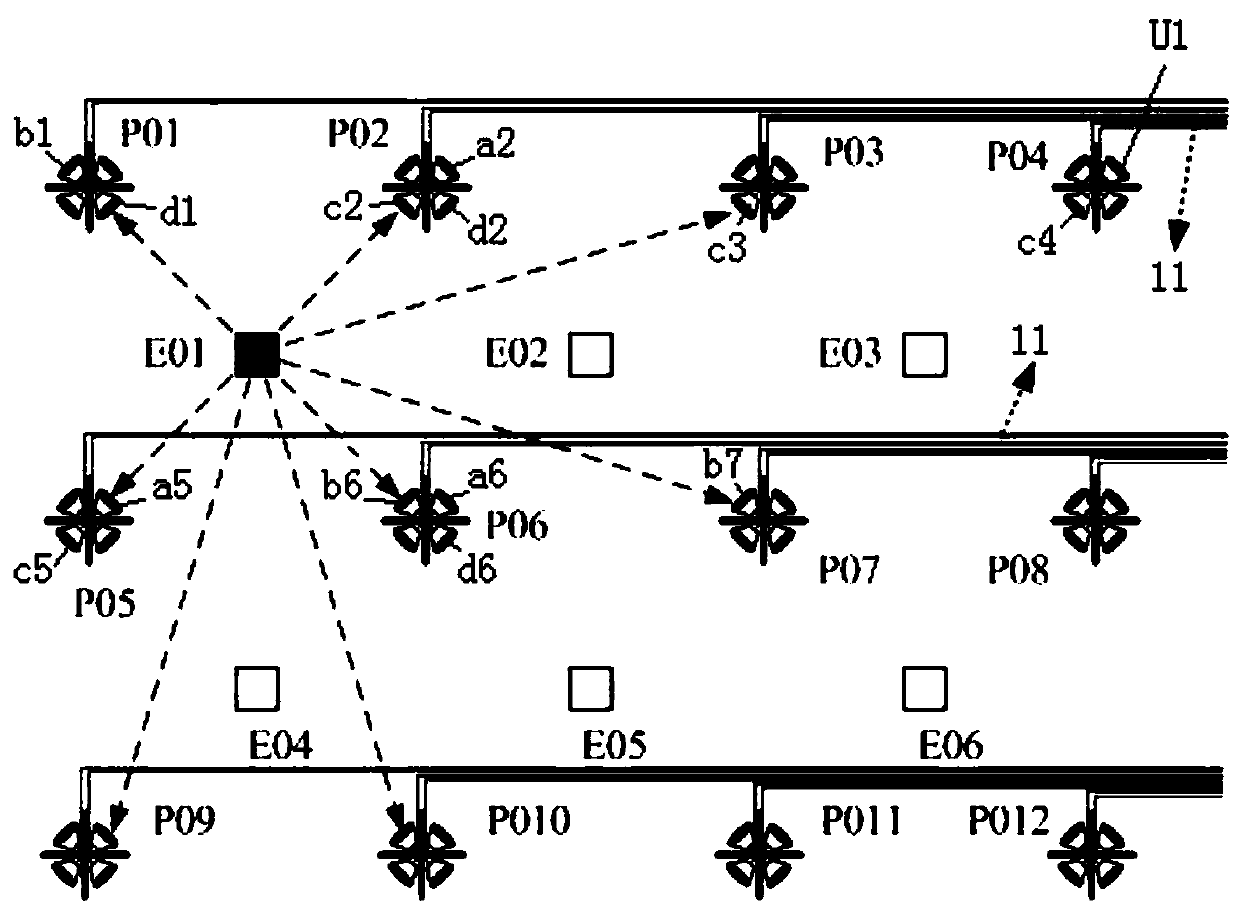 Infrared array detection and positioning system and method for hot spots of electrical equipment faults in substations