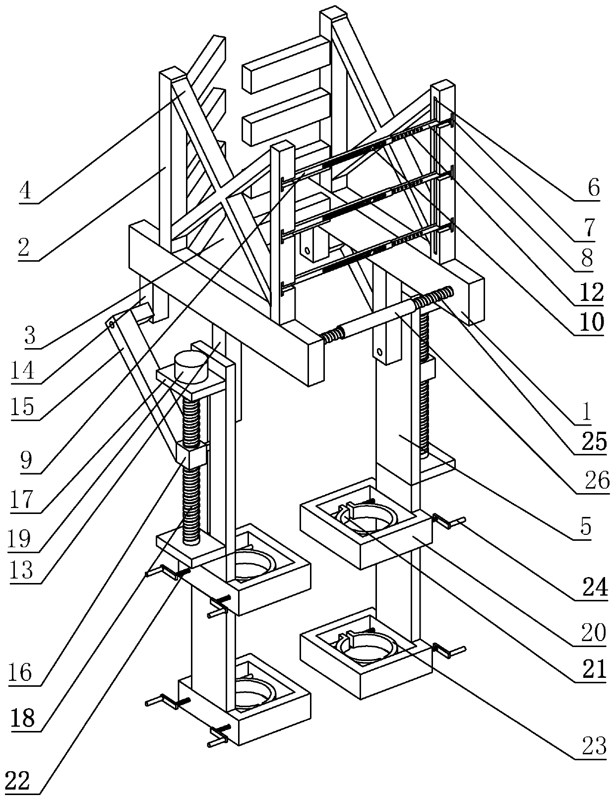 Fixation device for orthopaedic resetting