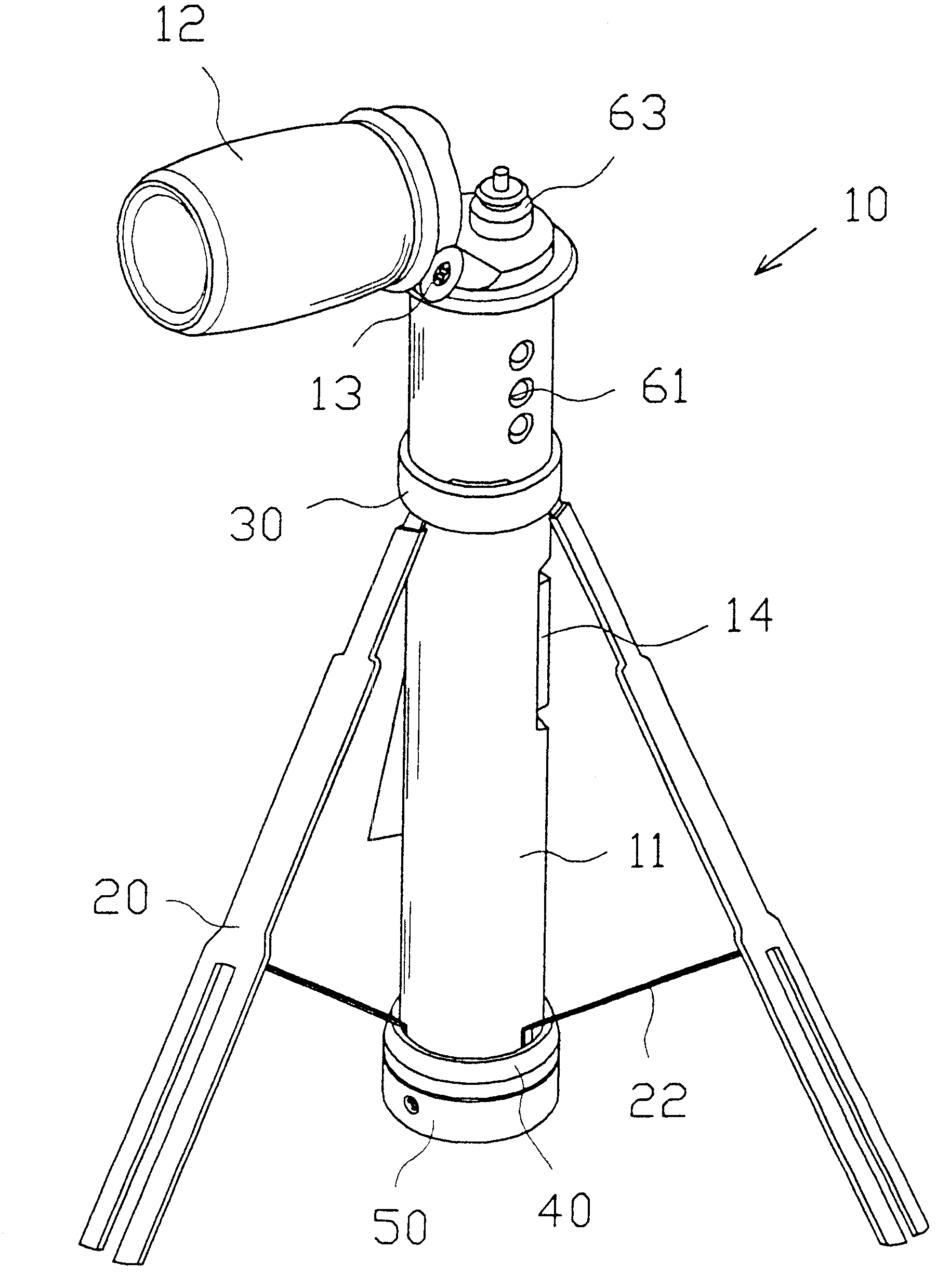 Luminous alarm device